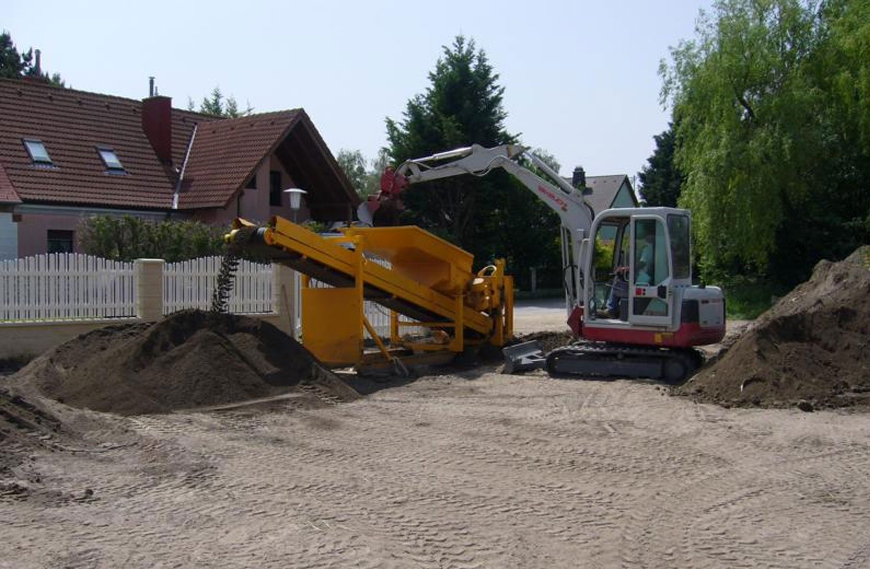 Siebanlage
